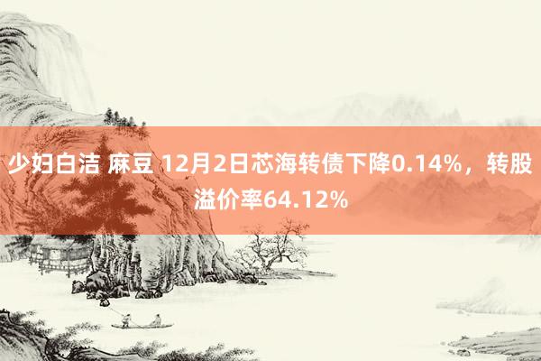 少妇白洁 麻豆 12月2日芯海转债下降0.14%,转股溢价率64.12%