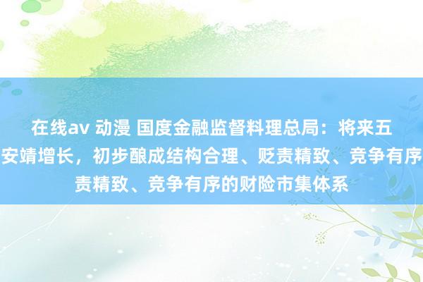 在线av 动漫 国度金融监督料理总局：将来五年，财险业保捏安靖增长，初步酿成结构合理、贬责精致、竞争有序的财险市集体系
