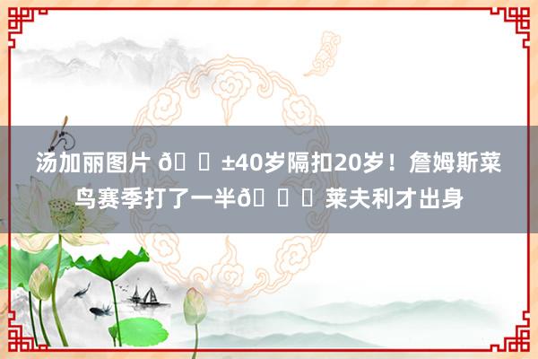 汤加丽图片 😱40岁隔扣20岁！詹姆斯菜鸟赛季打了一半😂莱夫利才出身