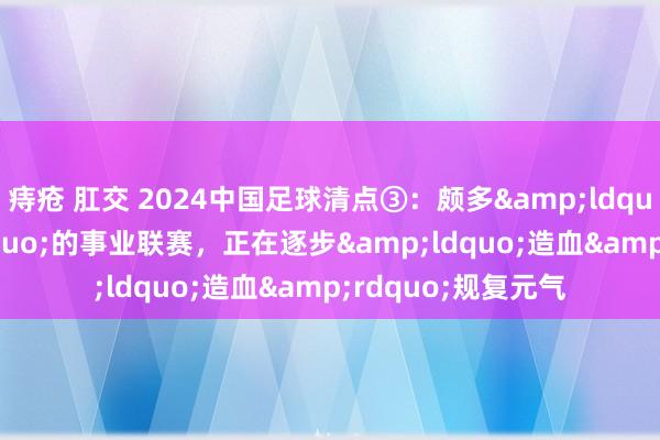 痔疮 肛交 2024中国足球清点③：颇多&ldquo;亮点&rdquo;的事业联赛，正在逐步&ldquo;造血&rdquo;规复元气